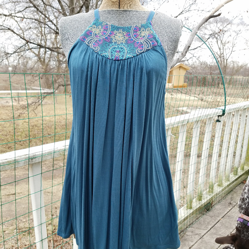 Anthropologie Emroidered Top